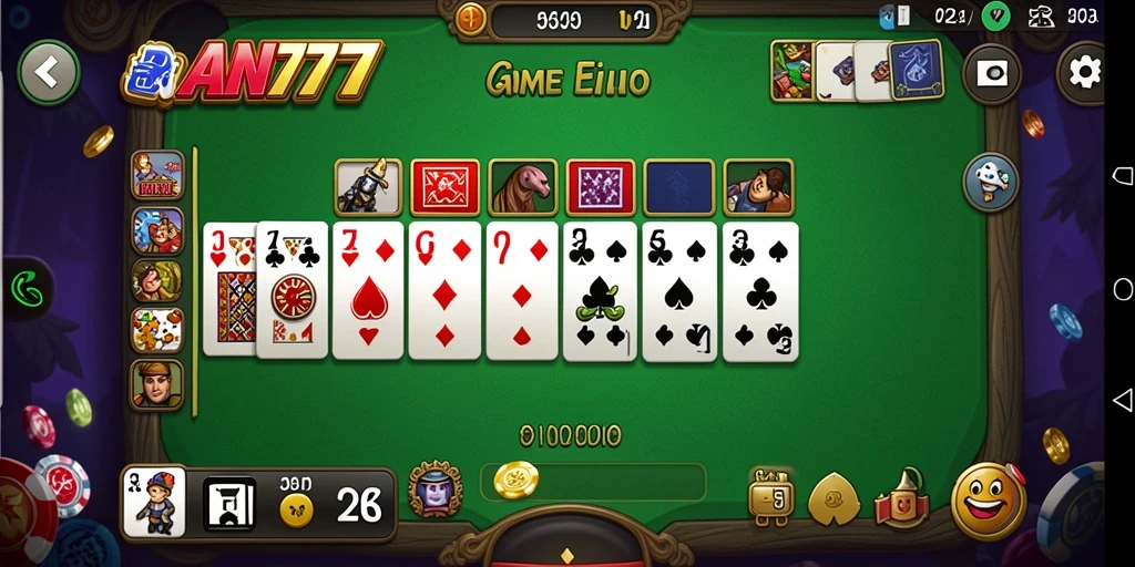 Gameplay seru AN777 dengan antarmuka menarik dan interaksi pemain.