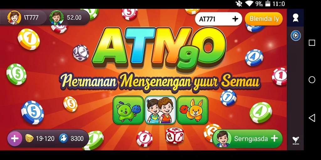 Tampilan gameplay Bingo yang seru di AT777 dengan suasana yang menarik.