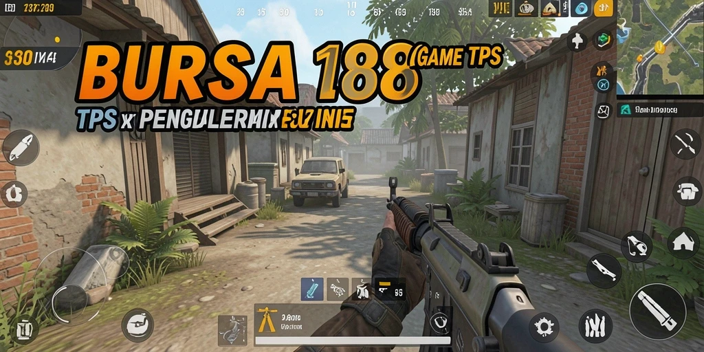 Screenshot BURSA188 menampilkan aksi seru dalam game TPS.