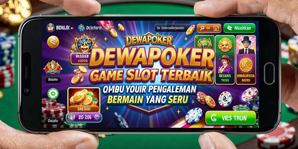 Tampilan gameplay DEWAPOKER yang menampilkan slot mengasyikkan dan grafik menarik.