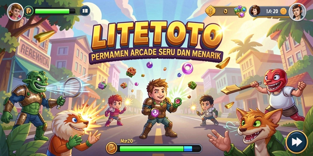 Tampilan gameplay seru dalam LITETOTO dengan grafis menawan.