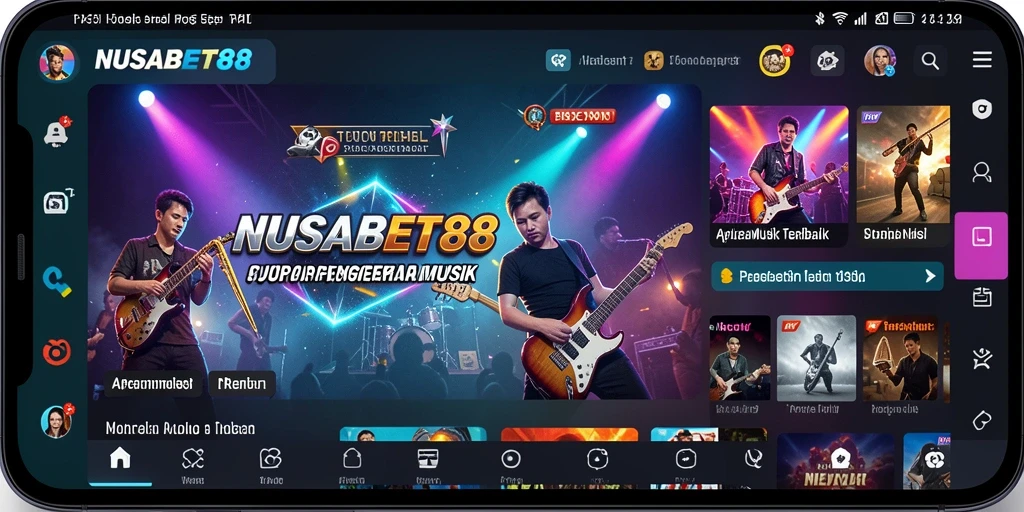 Tampilan gameplay NUSABET88 yang penuh warna dan menarik.