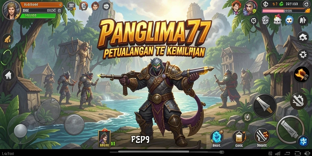 Tampilan menarik dari gameplay PANGLIMA77 yang mengundang.
